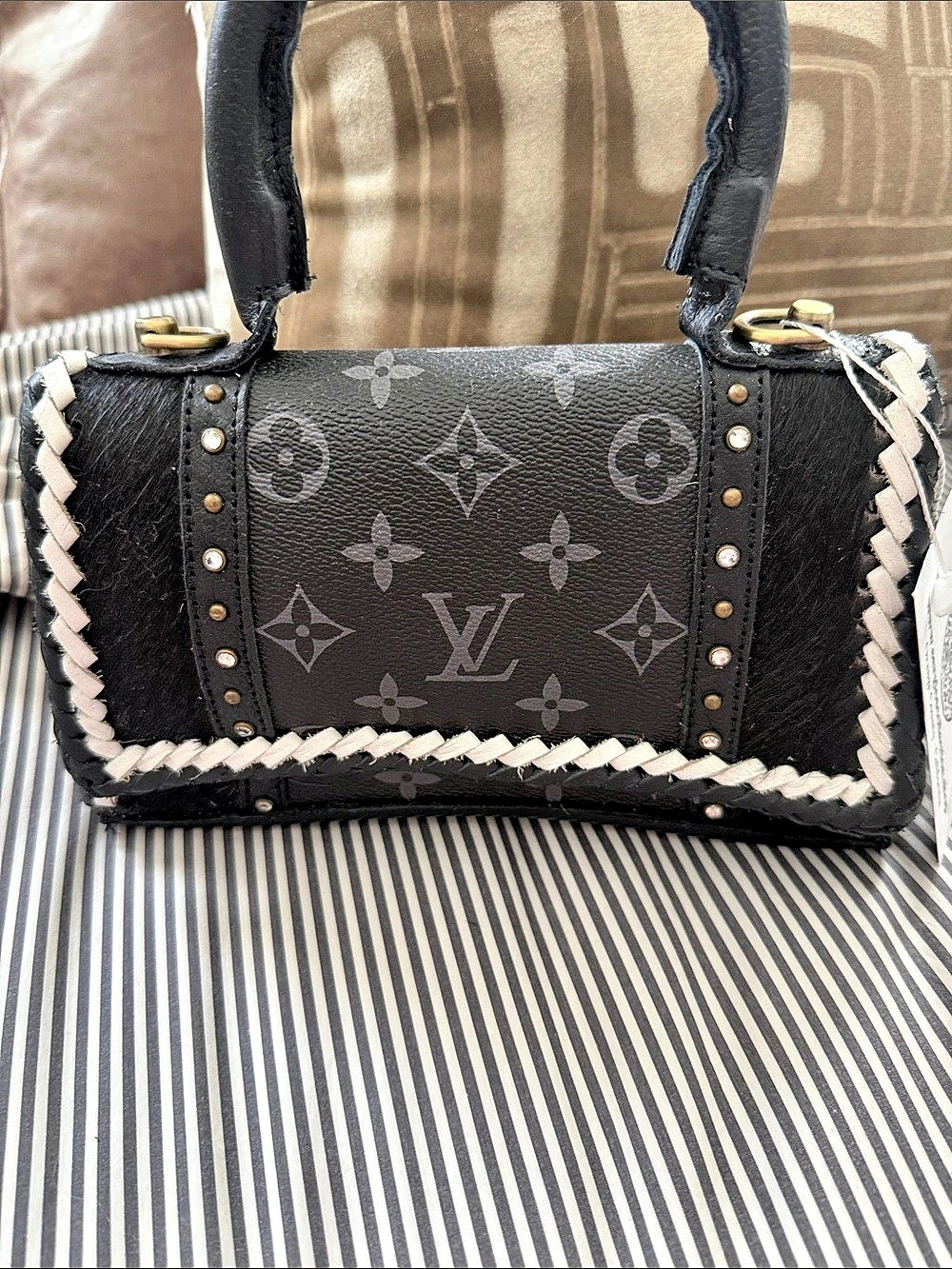 Louis Vuitton - Sergios Collection Black & White Shoulder Bag NWT